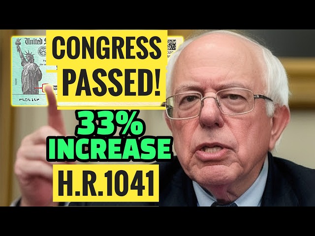 📈 HOUSE PASSED! 🥳 NEW Social Security Increase HR1041💰Social Security Checks Going Up? VA, SSDI?