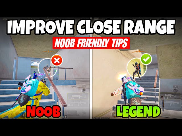 Top CLOSE RANGE Tips & Tricks In BGMI🔥How To IMPROVE Close Range Guide For Noobs | BGMI Tips/Tricks.