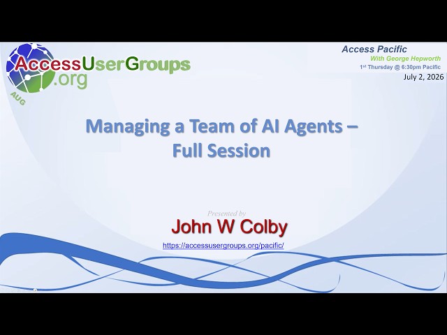 Managing a Team of AI Agents -- (Full Session)