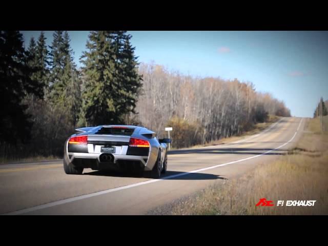 F1 Sound!!! Lamborghini Murcielago LP640 w/ Fi Exhaust awesome acceleration!!!
