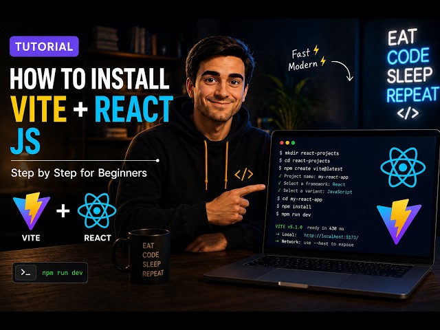 How to Install Vite + React JS on Kali Linux  Step by Step Tutorial