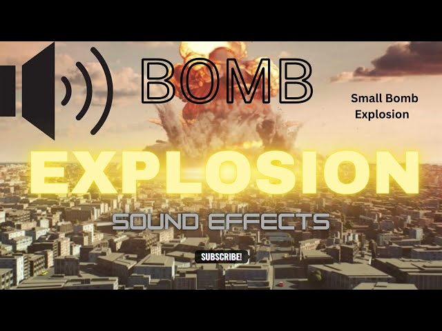 Bomb Explosion  during War - NO Copyright - Free Sound Effects