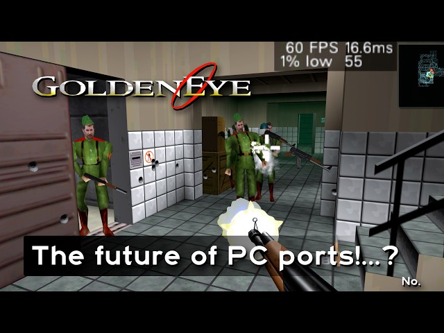 GoldenEye 007 N64 - Exploring the AI slop ports