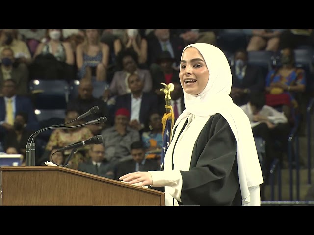 Student Commencement Speaker, Sana Azem