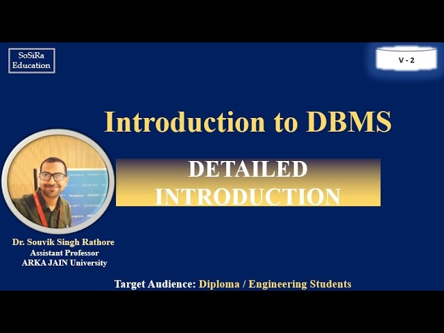 DBMS Tutorial #2 | Detailed | Data, Information, Database, Client-Server Architecture & Applications