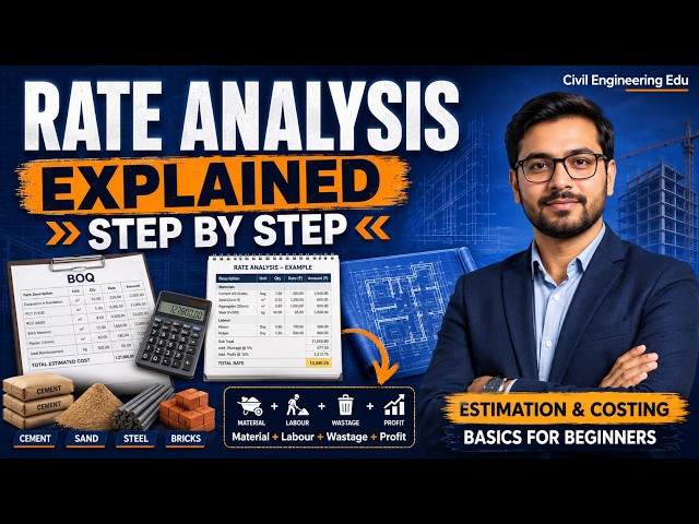 Rate Analysis in Civil Engineering | Comparing rates of different material #rateanalysis