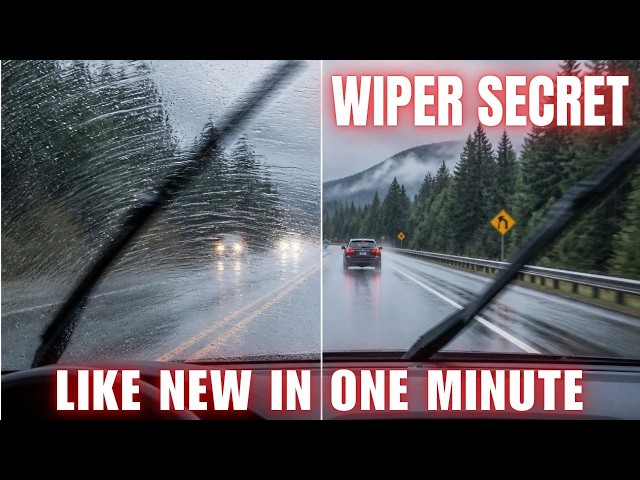 Never Buy Winshield Wiper Blades Again | How To Make Them Like New In One Minute