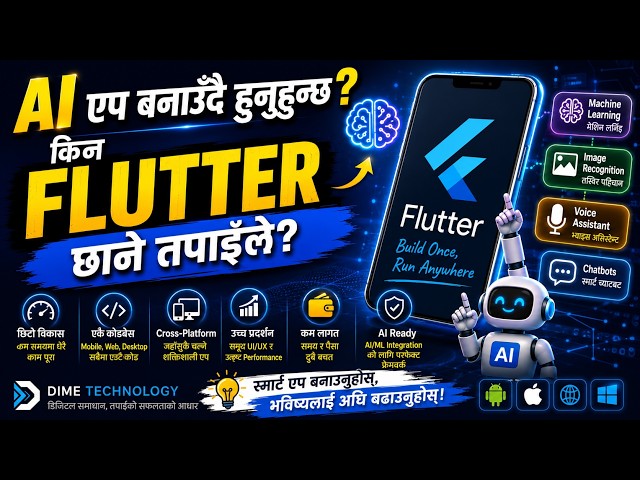 Flutter को भविष्य: सन् २०२६ मा एआई (AI) एकीकरणसहित