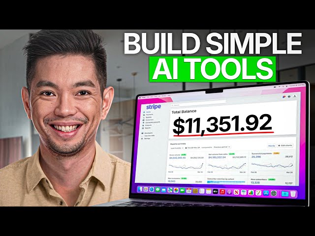 How to Build a "1 PAGE" AI Tool Website From Scratch (AI + No Code)