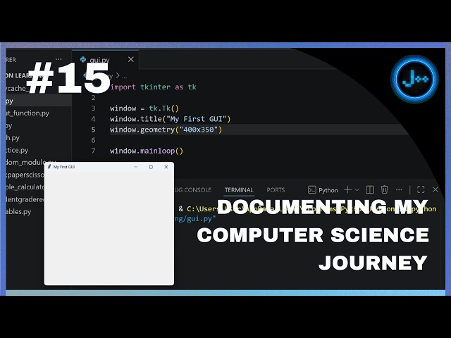 Making a GUI in Python | Coding Exercise
