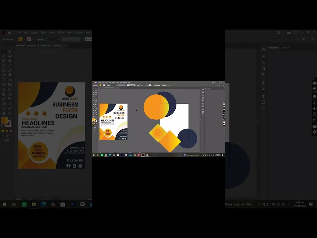🔥 Adobe Illustrator Flyer Design Tutorial | Professional Flyer Design Step by Step