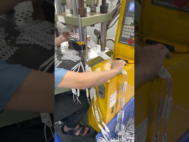 LED injection modules Injection molding site, The first site of factory production