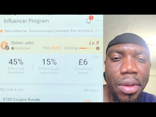 TEMU INFLUENCER PROGRAM UP DATE !
