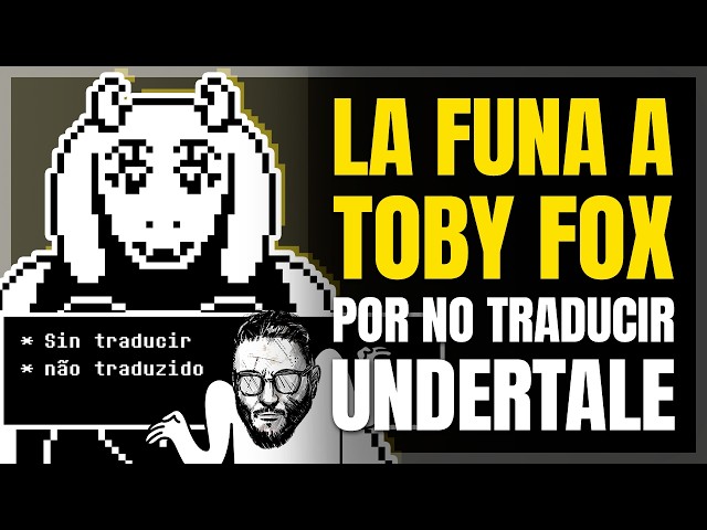 Toby Fox's behavior is WILD