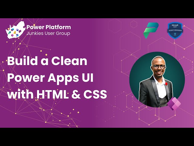 Build a Clean Power Apps UI with HTML & CSS