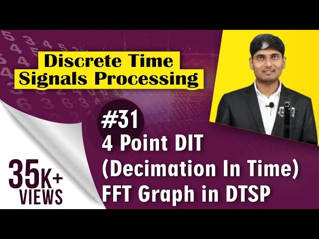 What is 4 Point DIT(Decimation In Time)  FFT Graph | Discrete Time Signals Processing