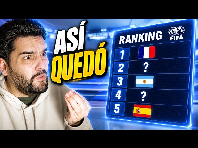 🚨 NUEVO RANKING FIFA tras el Mundial 2026 | ¿Así quedó?