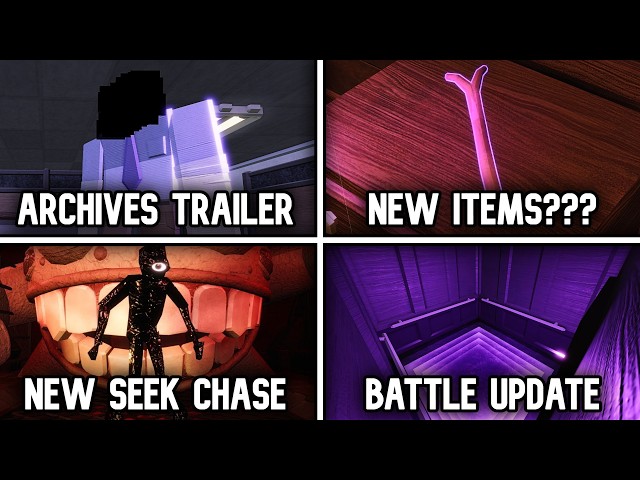 DOORS UPDATE NEWS: Archives Trailer Announcement, Seek Chase Overhaul, Battle Mode Update + MORE!