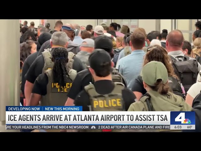 Agentes del ICE colaboran con la TSA en algunos aeropuertos, pero no en el de Los Ángeles (LAX).