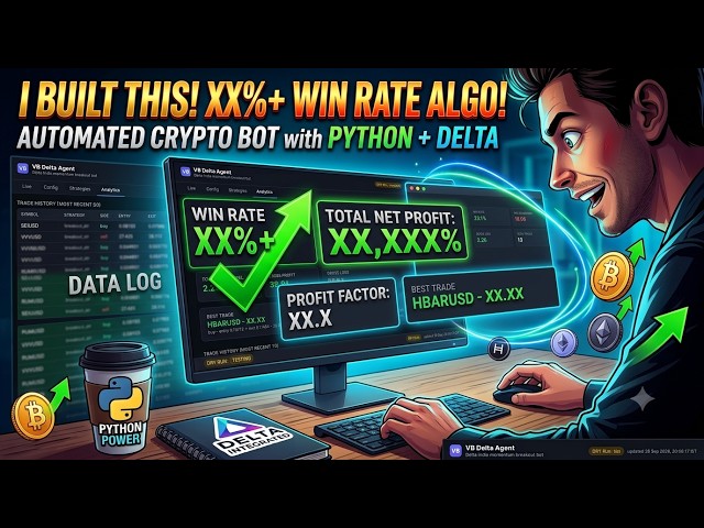 I Built My Own Automated Crypto Algo Trading Platform | Python + Delta India
