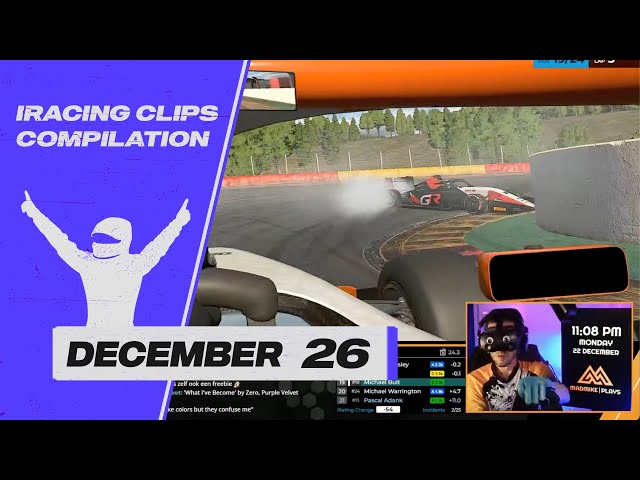 December 26 | iRacing Clips Compilation