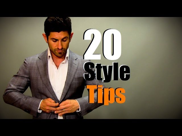 20 Simple Style Tips For Men: Men's Style Do's and Don'ts