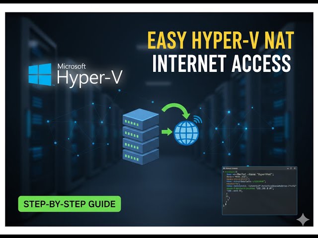 Nested Virtualization on Azure VM  Hyper‑V Setup with NAT & DHCP