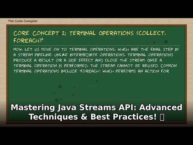 Mastering Java Streams API: Advanced Techniques & Best Practices! 🚀 Boost Your Java Skills