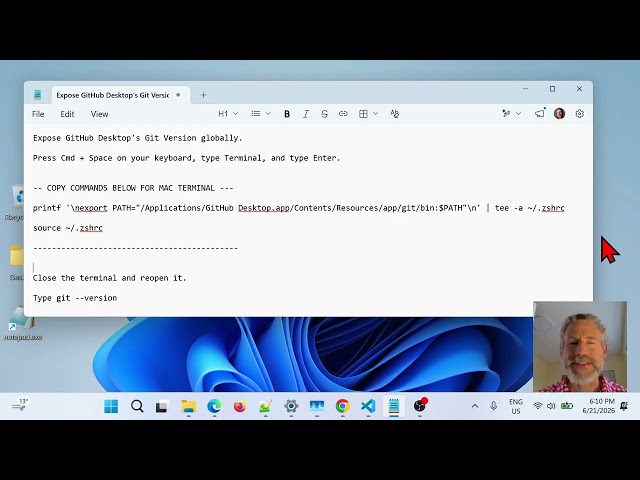 Make Git from Github Desktop Visible on Mac OS (🚀 Launchpad Lab)