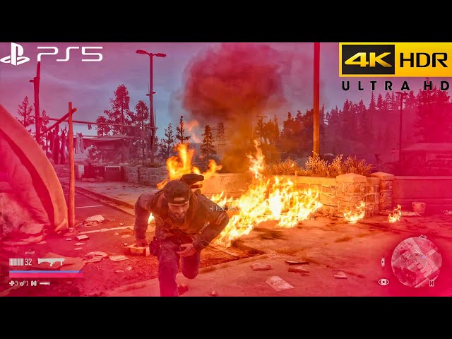 DAYS GONE (PS5) 4K HDR 60 FPS Gameplay - Fierce Combat 🔥 Epic Challenge 🥵💥