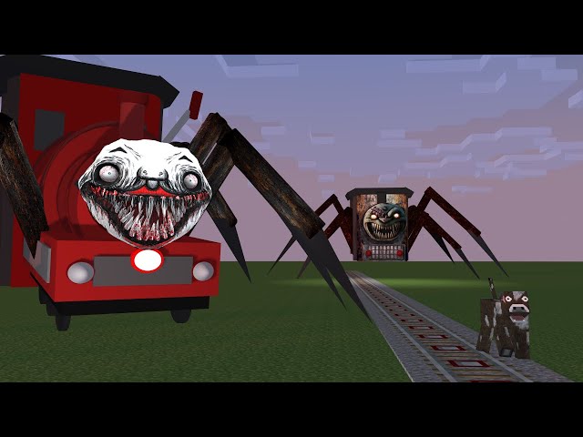 ¡Spider Train persigue a la vaca! | Animación Épica