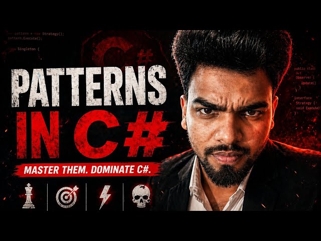 Patterns in C# 🔥 Don’t Skip ❌ | Master Design Patterns Like a Pro (Interviews Ready)