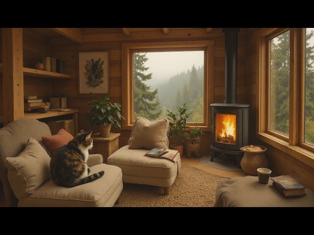 Sleep with Fire Sounds | Relaxing Fireplace Ambience for Stress Relief & Deep Rest