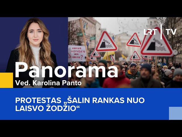 Protestas „Šalin rankas nuo laisvo žodžio“ | Panorama | 2026-04-08