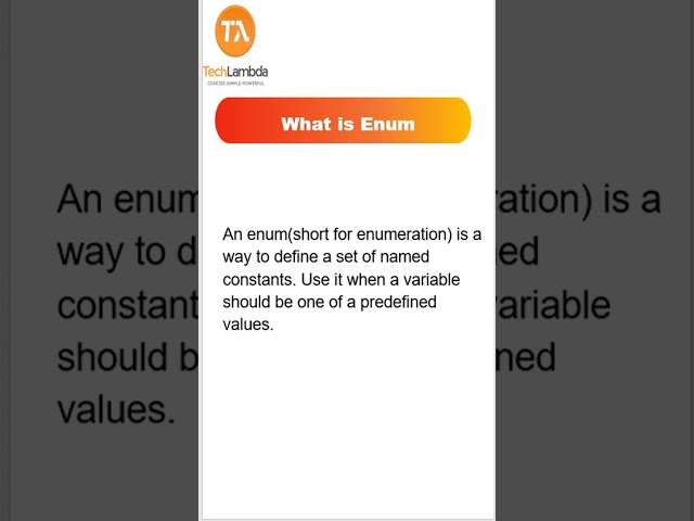 🔍 What is Enum? | Explained in 60 Seconds! #webdevelopment #TypeScript #WebDevelopment #CodingTips