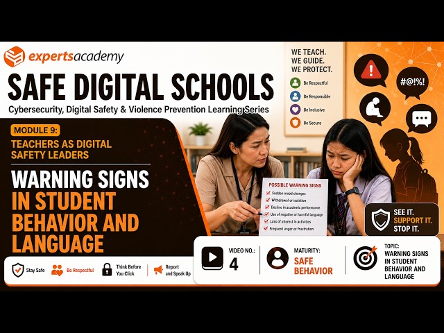 👩‍🏫 Teacher Digital Leadership: Warning Signs in Student Behavior and Language - Lesson 4