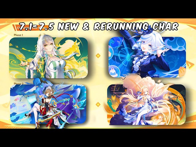 JUST IN! New & Updated Banner Lineup From 7.1 - 7.5 + All New Upcoming Chronicles!
