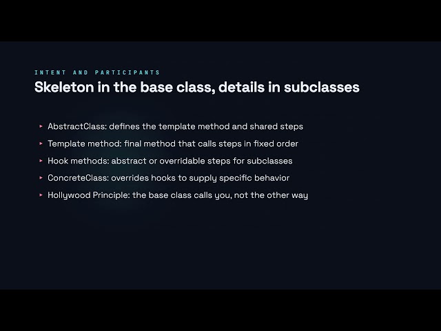 Template Method - Software Design Patterns