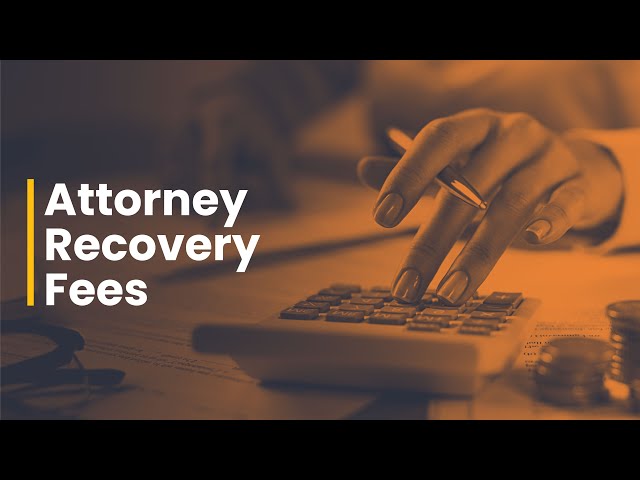 California Auto Accident Attorney  | Recovery Fees