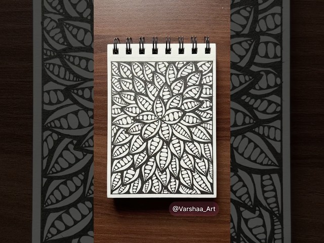 Day 363 - Easy Doodle Art Tutorial #doodle #doodleart #easy #drawing #art #zentangle #zen