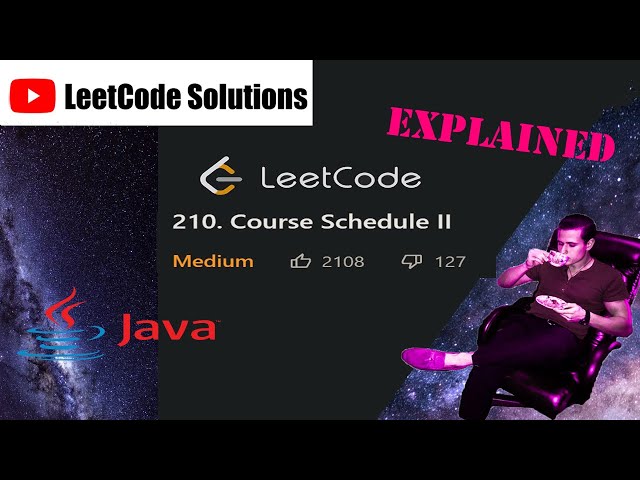 LeetCode 210. Course Schedule II Solution Explained - Java