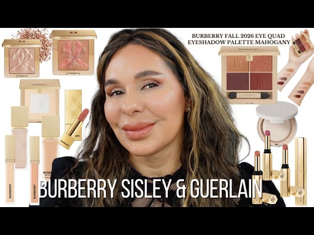 NEW BURBERRY FALL EYE QUAD MAHOGANY | SISLEY PARIS & GUERLAIN Makeup | Tutorial Review