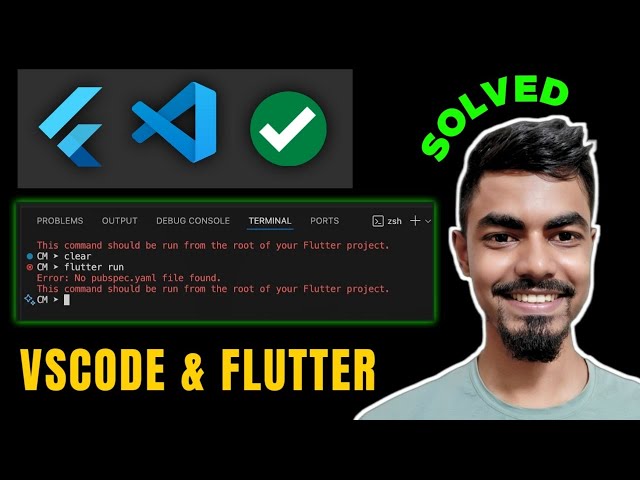 How to Solve Error: No pubspec.yaml File Found in Flutter on VS Code?