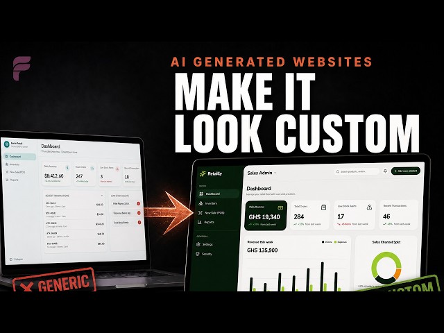 How to Make an AI Generated Website Look Custom