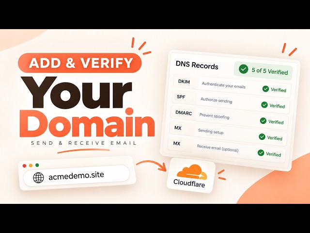 Add & Verify Your Domain in LetMeSendEmail | Send & Receive Email #AiEmailBuilder #EmailProvider