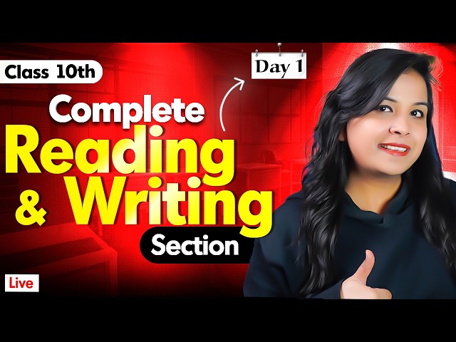 Complete Reading & Writing Section Class 10th English | Day 1 Final Revision🔥 | Science and fun
