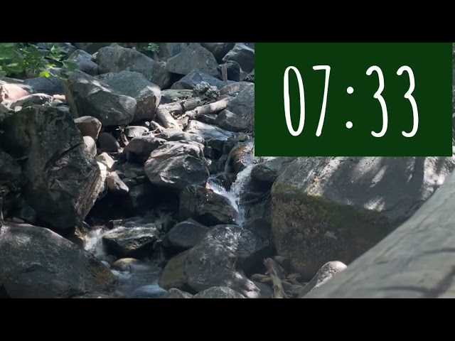 12 Minute Countdown Timer | Classroom & Study Timer | Yosemite National Parks, Ca. Compilation #1