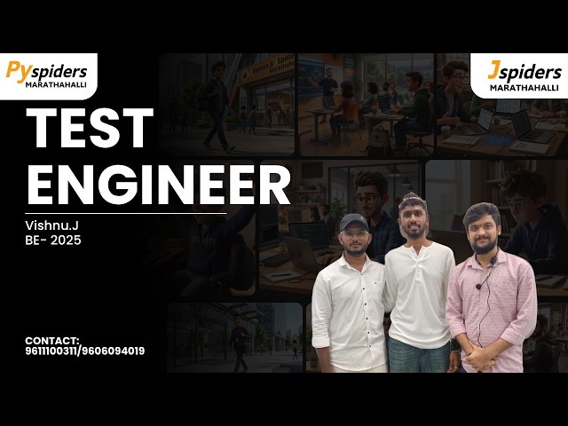 My Placement journey as a Trainee from QSpiders Marathahalli