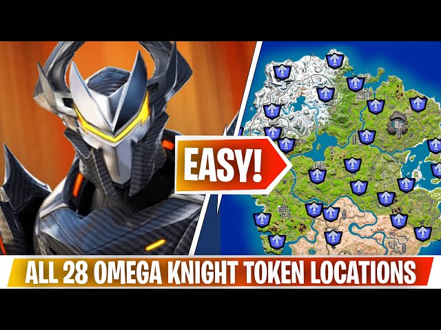 Fortnite: ALL Omega Knight Level Up Tokens (Weeks 1-4) Locations | Chapter 3 Season 2