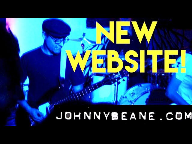 Brand NEW website design over at johnnybeane.com